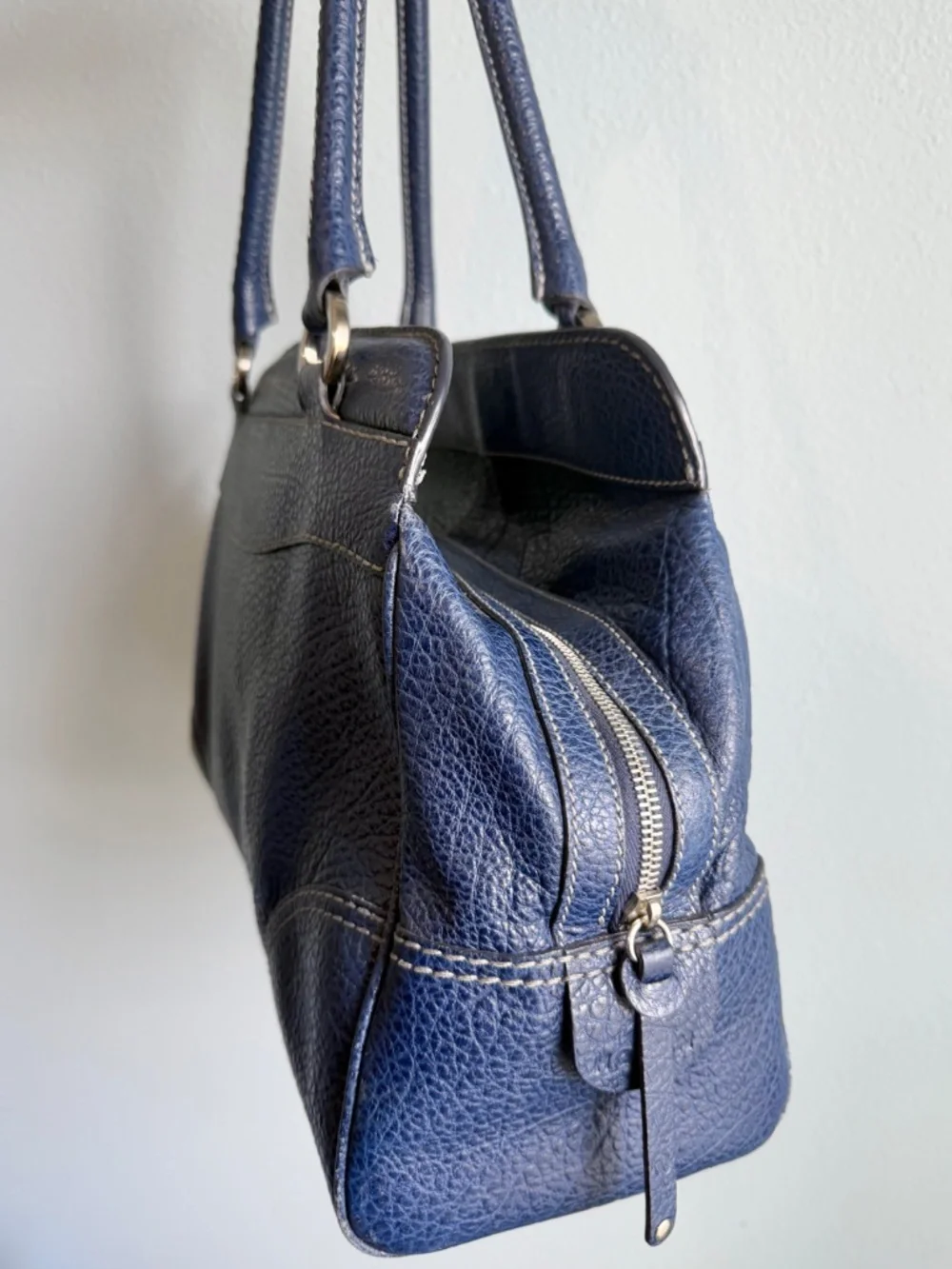 Hogan Satchel Bag Navy Blue